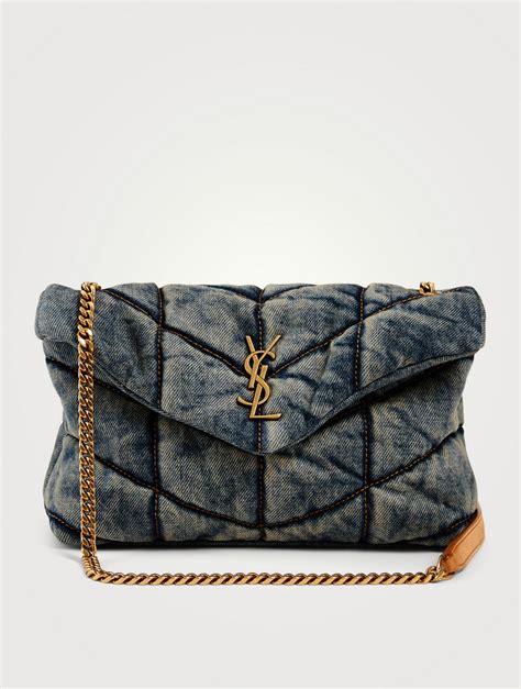 ysl denim lou lou bag